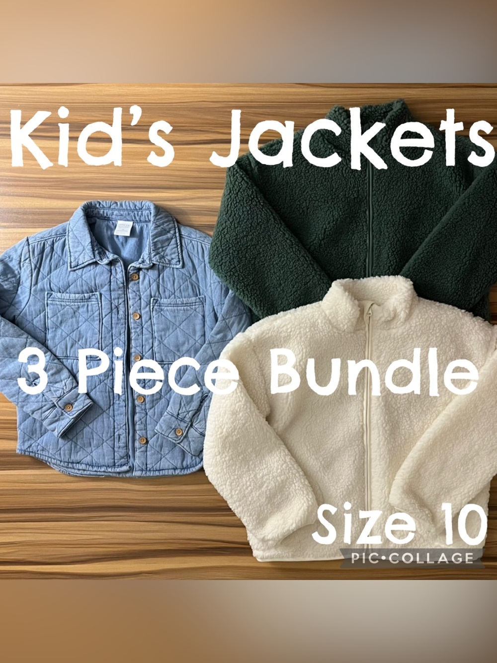 Little Co. by Lauren Conrad 3 Piece Jacket Bundle Kids Unisex Size 10
